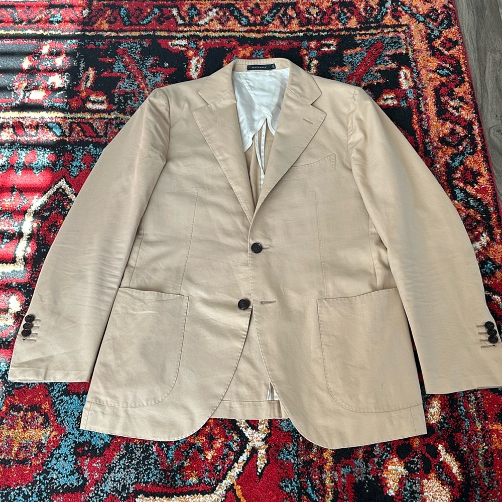 SuitSupply Blazer, 38R, Tan